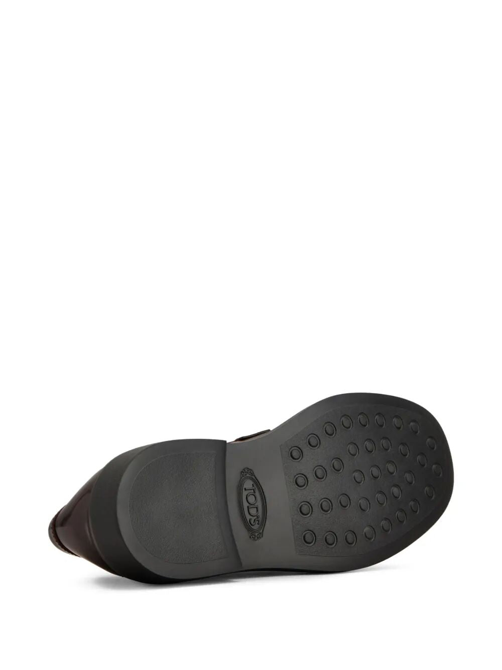 Tod's Women Leather Loafers With Metal Bar