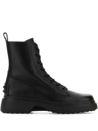 Tod's Women Platform Leather Combat Boots