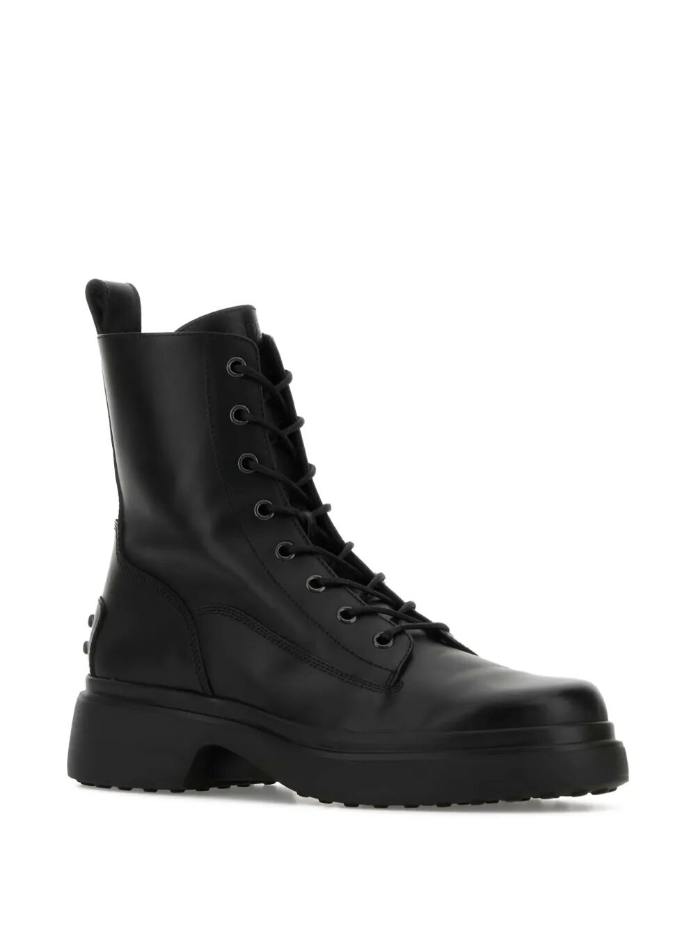 Tod's Women Platform Leather Combat Boots