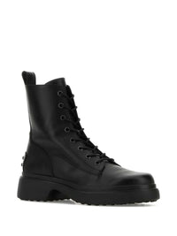 Tod's Women Platform Leather Combat Boots