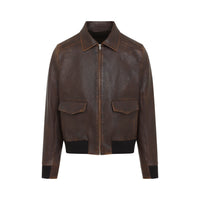 Prada Leather Jacket Men