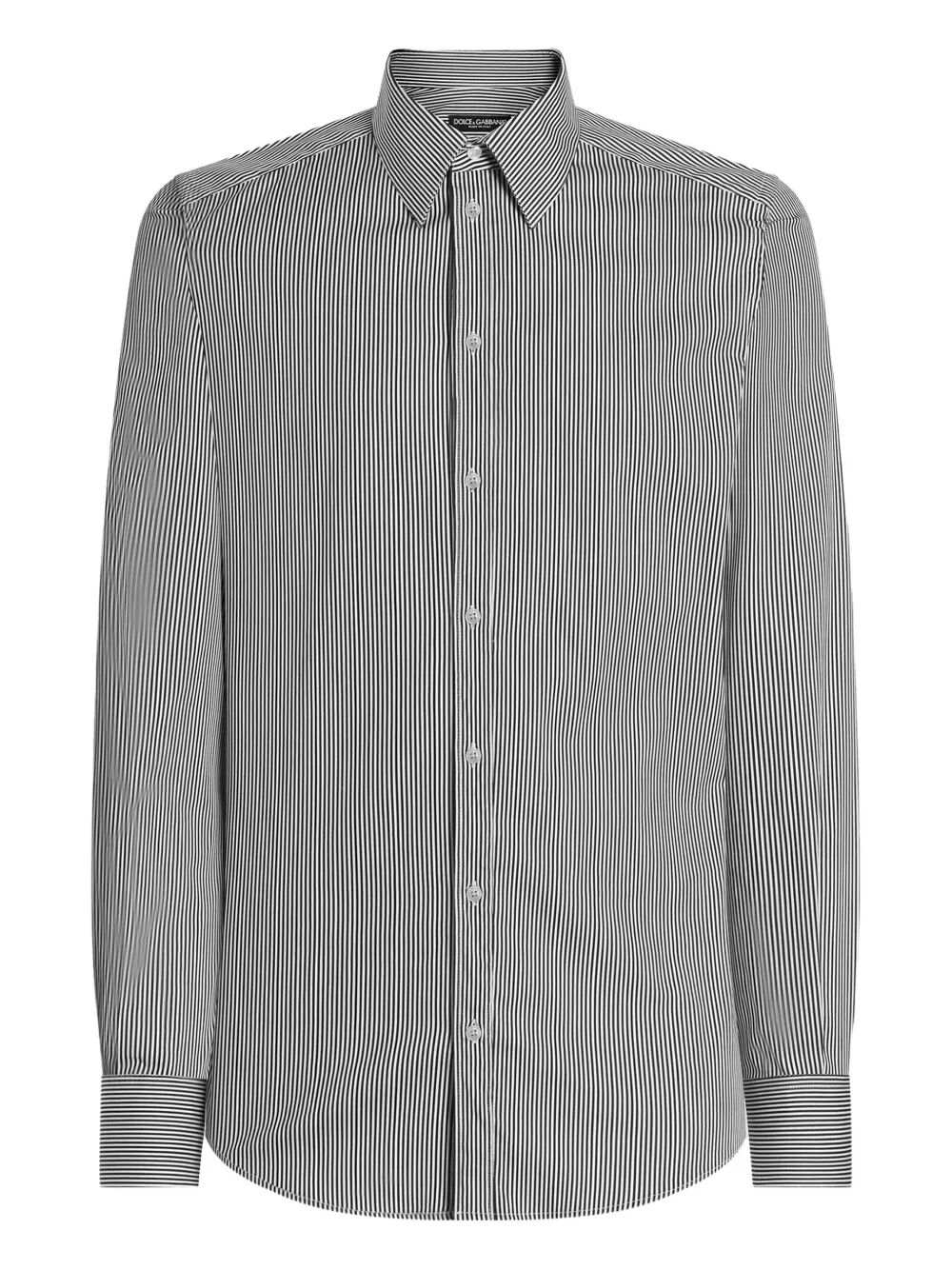 DOLCE & GABBANA Dolce & Gabbana Men Striped Cotton Shirt