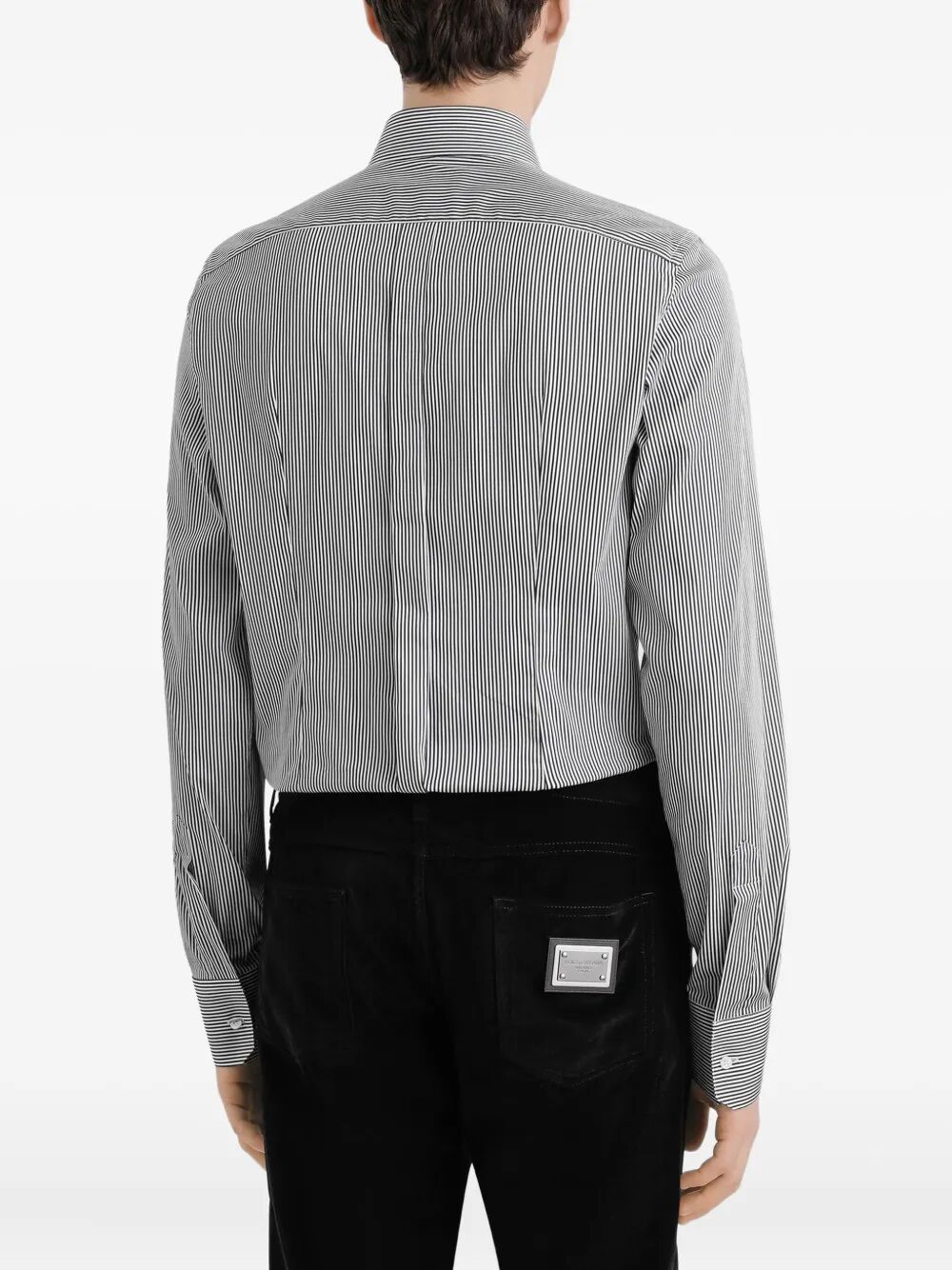 DOLCE & GABBANA Dolce & Gabbana Men Striped Cotton Shirt
