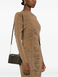 Fendi Women Fendi Vanity Ff Jacquard Fabric Bag