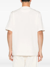 Fendi Men Fendi Roma 1925 Print Cotton T-Shirt