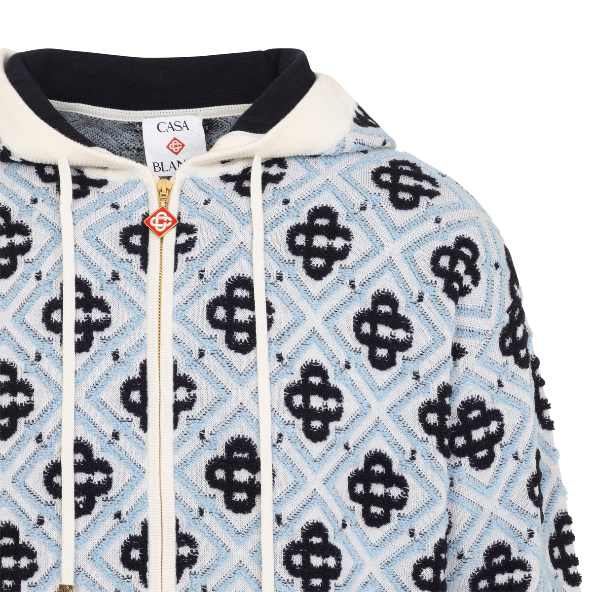 Casablanca Monogram Zip Hp Hoodie Men