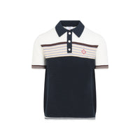 Casablanca Cafe Stripe Polo Shirt Men