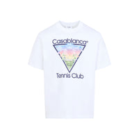 Casablanca Tennis Club Icon Printed Classic T-Shirt Men