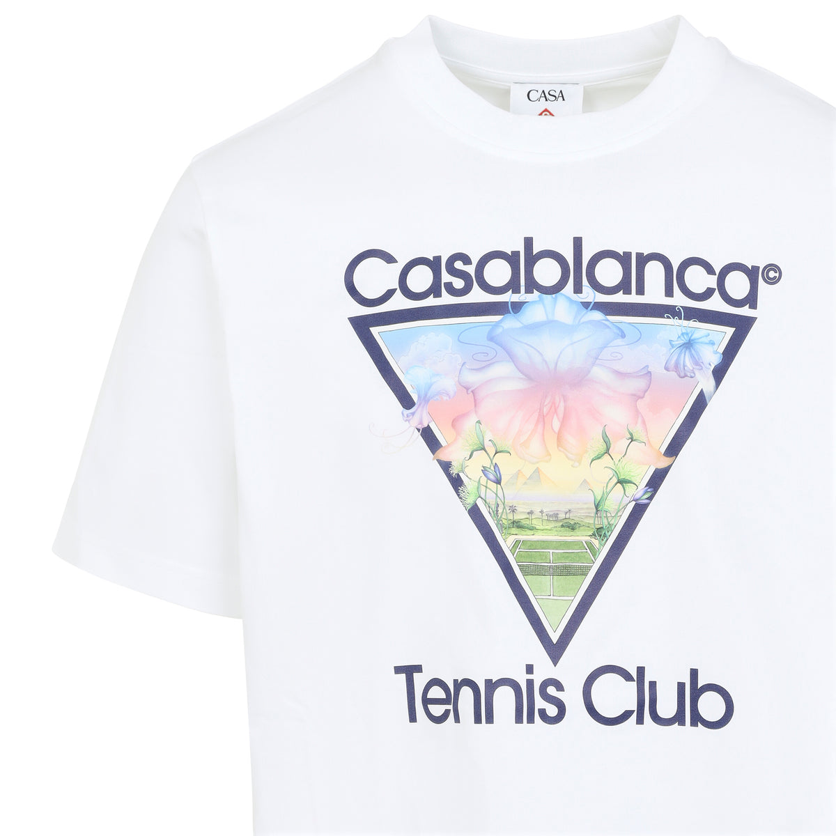 Casablanca Tennis Club Icon Printed Classic T-Shirt Men