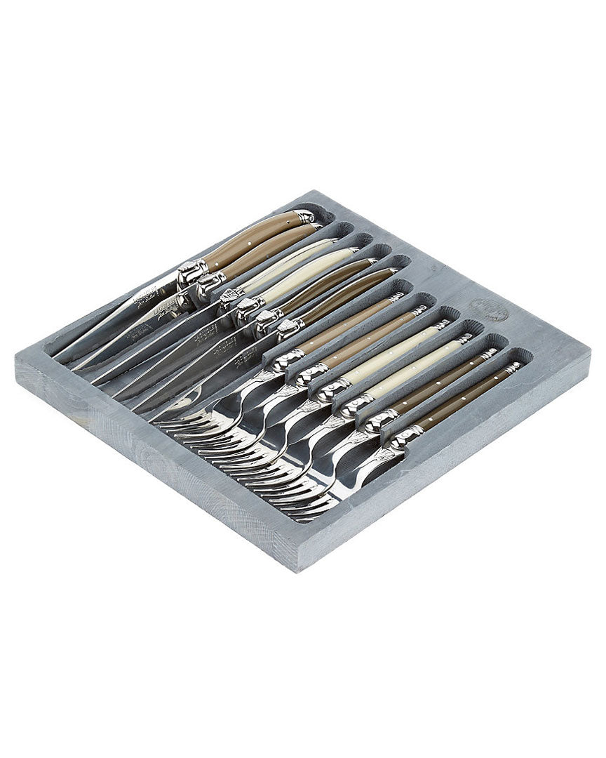 Jean Dubost Laguiole 12Pc Flatware Set
