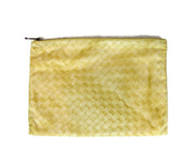 Bottega Veneta Women's Red Pouch Intrecciolusion Nylon Cosmetic Bag 301493