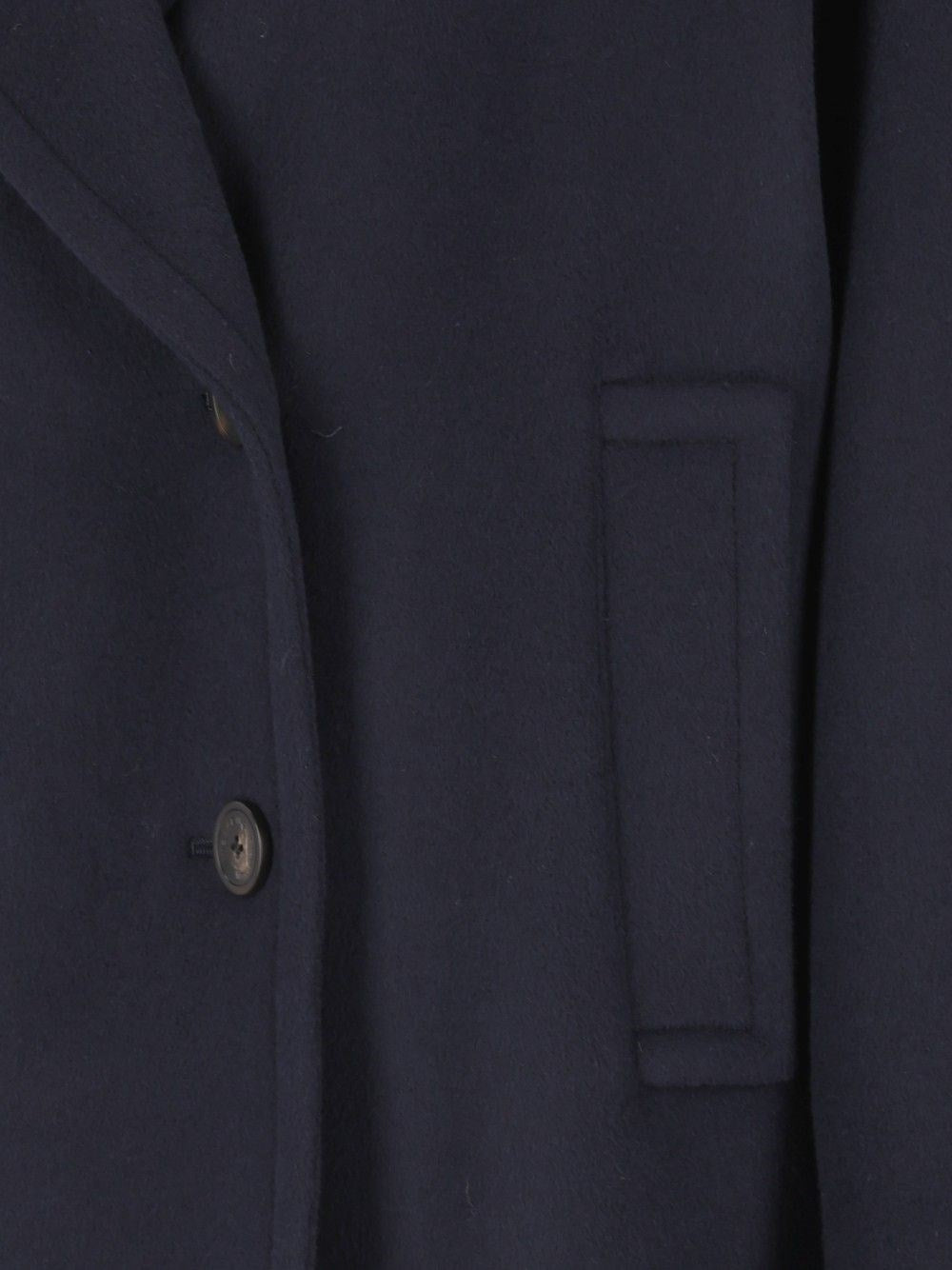 Weekend Max Mara Women Double-Breasted Double Wool Pea Coat