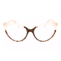 Tom Ford Tom Ford Eyeglasses Cat Eye Full Rim, ColoRed Havana Frame and Clear Blue Light Block Lenses Lens FT5674-B055