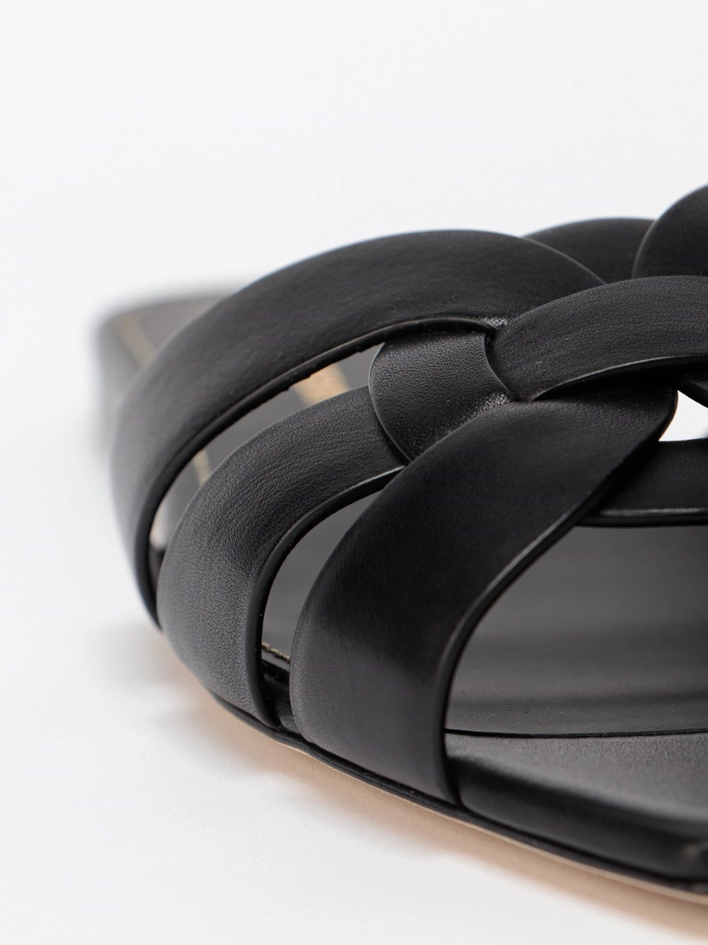 Saint Laurent Women Tribute Sandals In Smooth Leather
