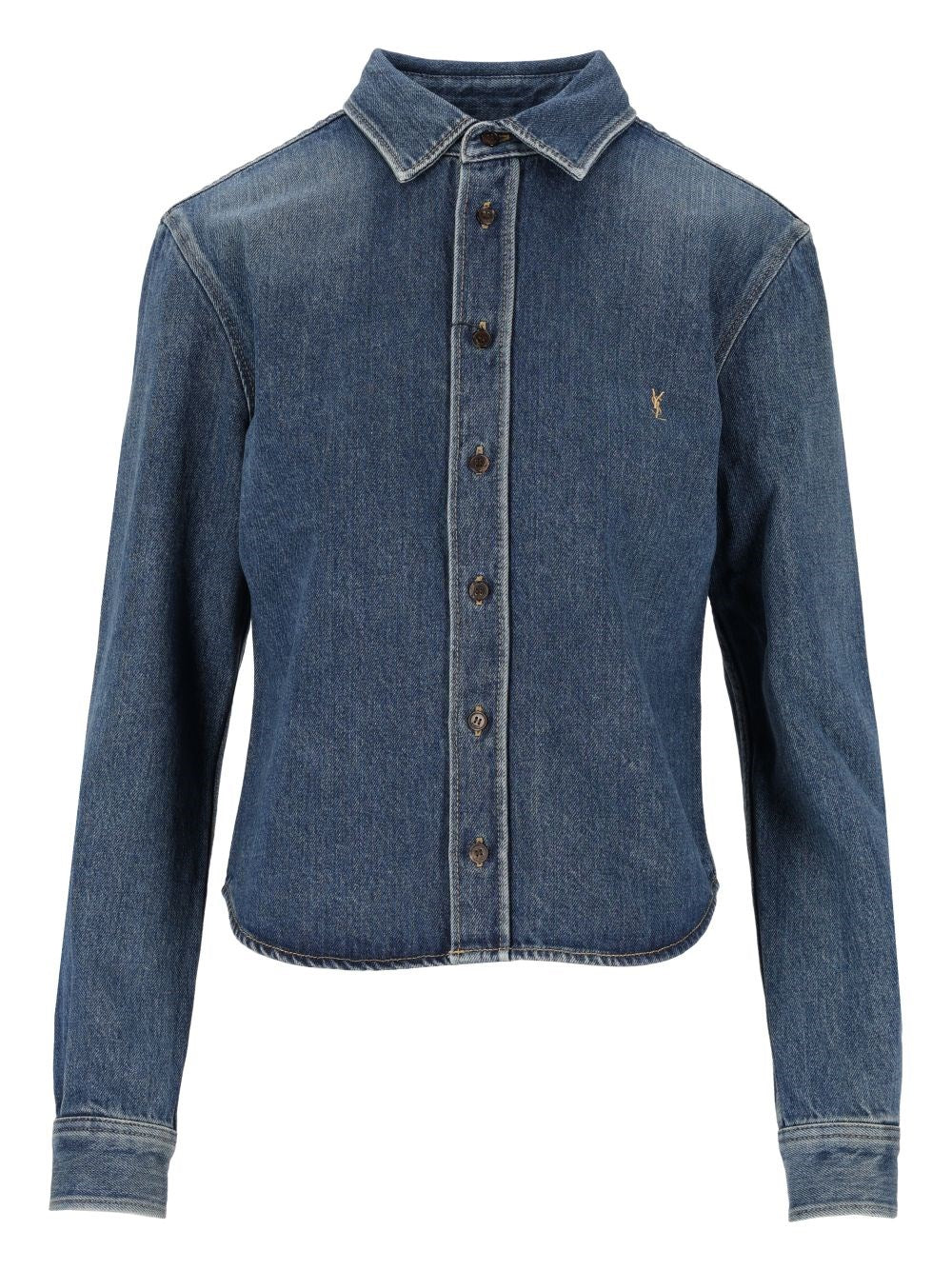 Saint Laurent Women Denim Shirt