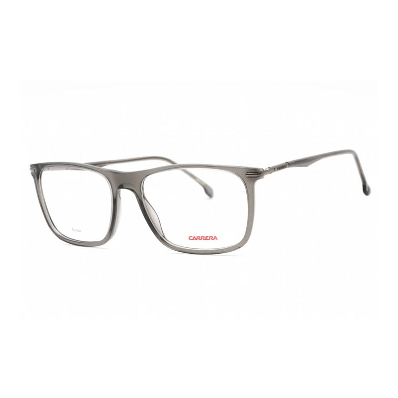 Carrera Carrera Eyeglasses Rectangle Full Rim, Grey Frame and Clear Demo Lenses Lens CARRERA2890KB700