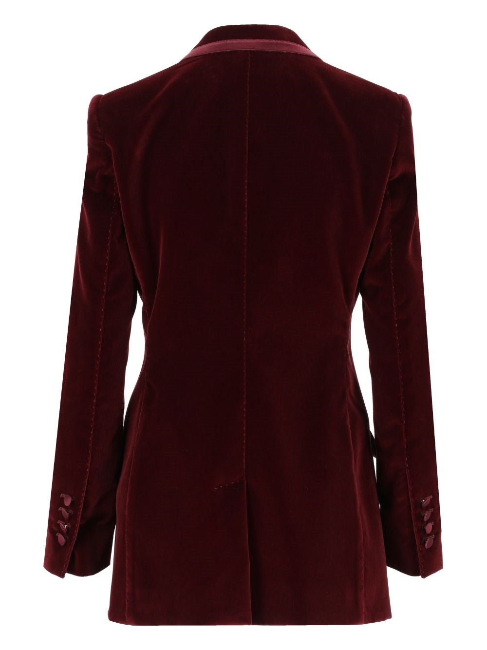 Dolce & Gabbana Women Turlington Single-Breasted Velvet Jacket