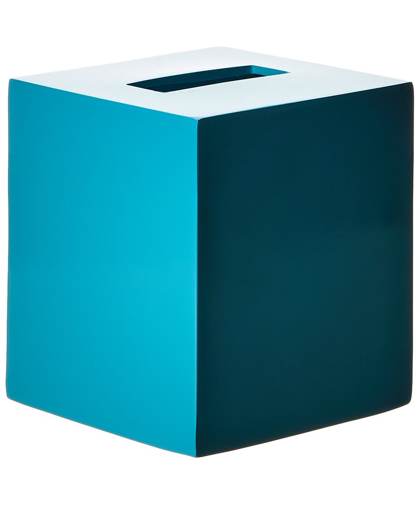 Jonathan Adler Lacquer Tissue Box Blue