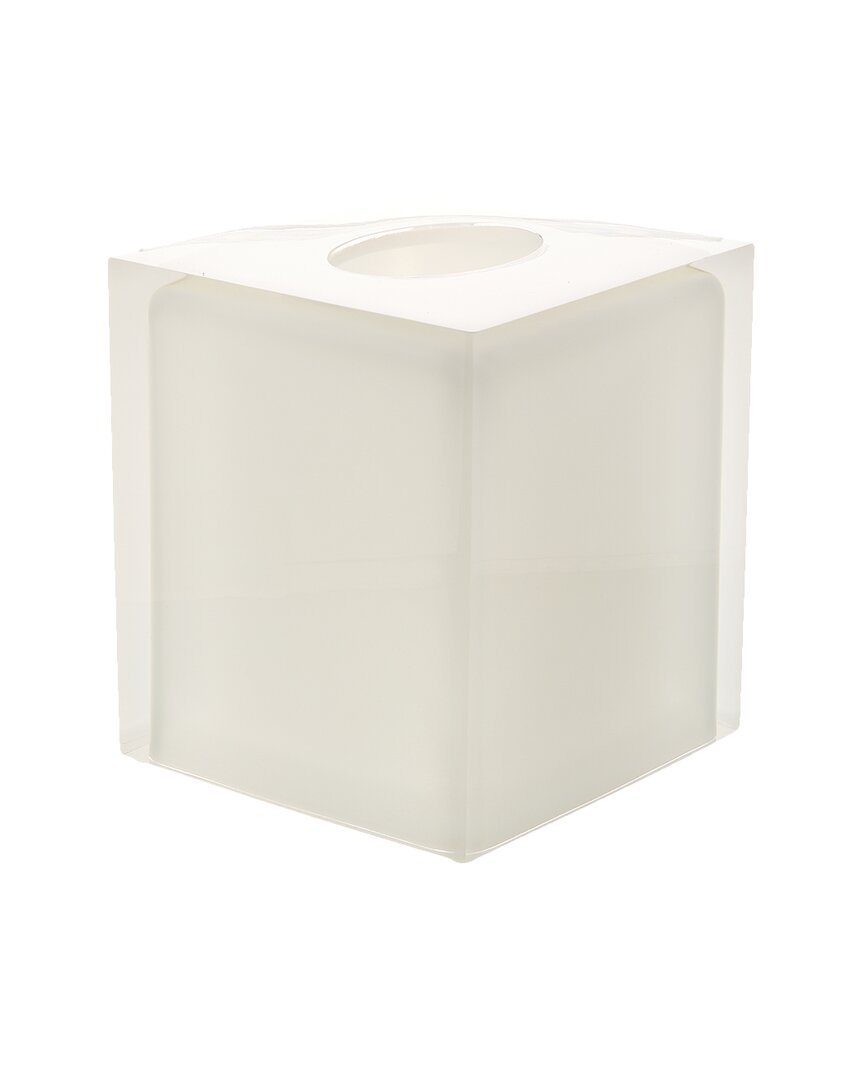 Jonathan Adler Hollywood Tissue Box White