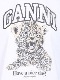 Ganni Women T-Shirt With Print