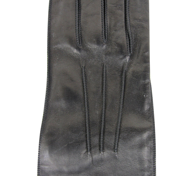 Bottega Veneta Women's Black Leather Long Gloves 304902 1000