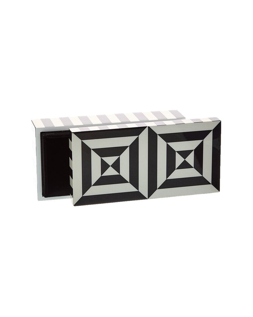 Jonathan Adler Small Op Art Lacquer Box