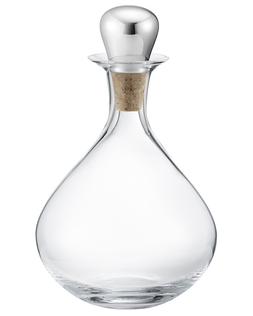 Georg Jensen Sky Liquor Decanter With Steel Stopper