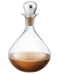 Georg Jensen Sky Liquor Decanter With Steel Stopper
