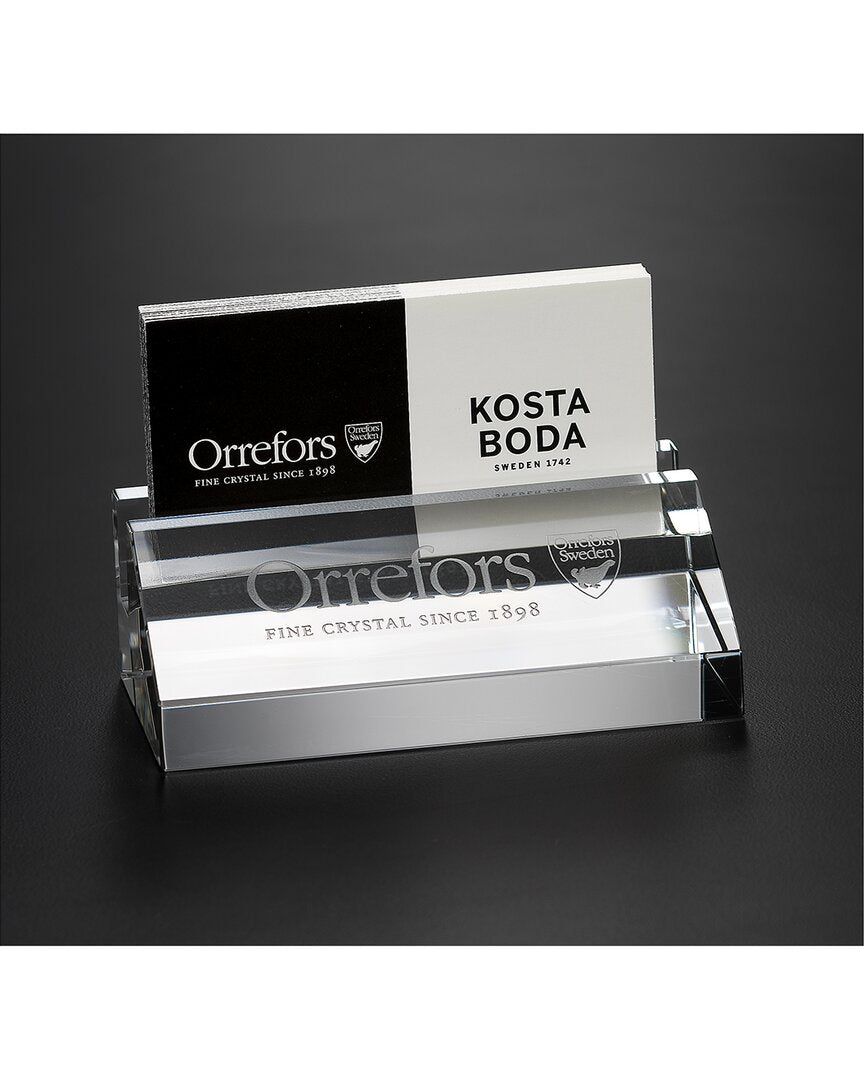 Kosta Boda Handmade Wall Street Bus Card Holder