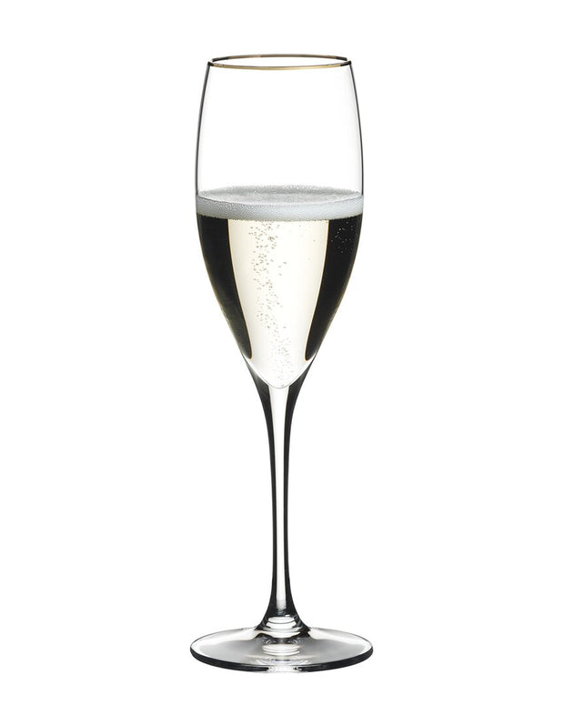 Riedel Gold Rim Vinum Cuvee Prestige Set Of 2 Glasses