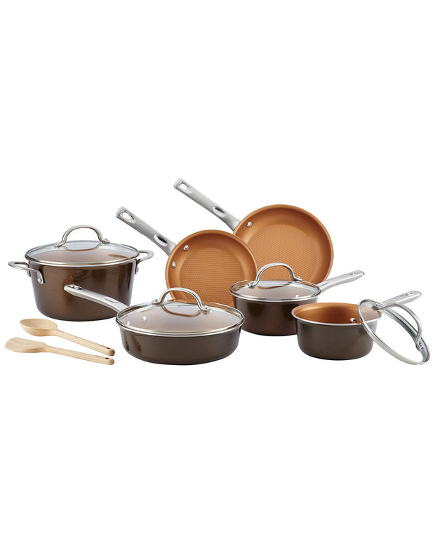 Ayesha Curry Home Collection Aluminum Nonstick Cookware Set