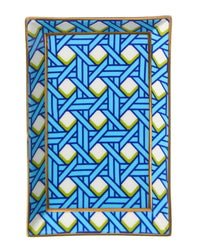 Jonathan Adler Basketweave Rectangle Tray