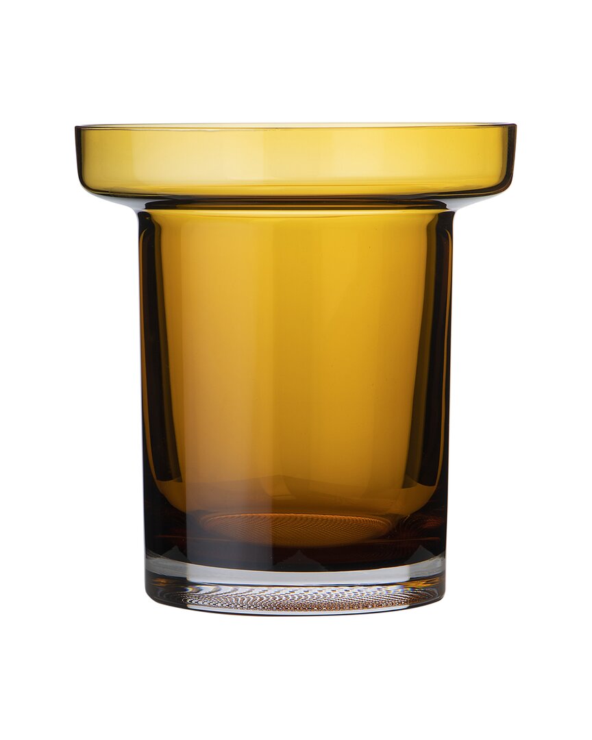 Kosta Boda Handmade Limelight Low Vase