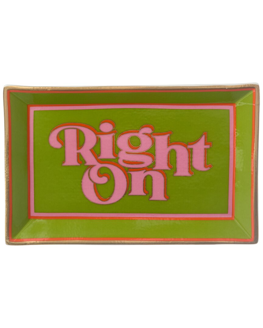 Jonathan Adler Right On Rectangle Tray