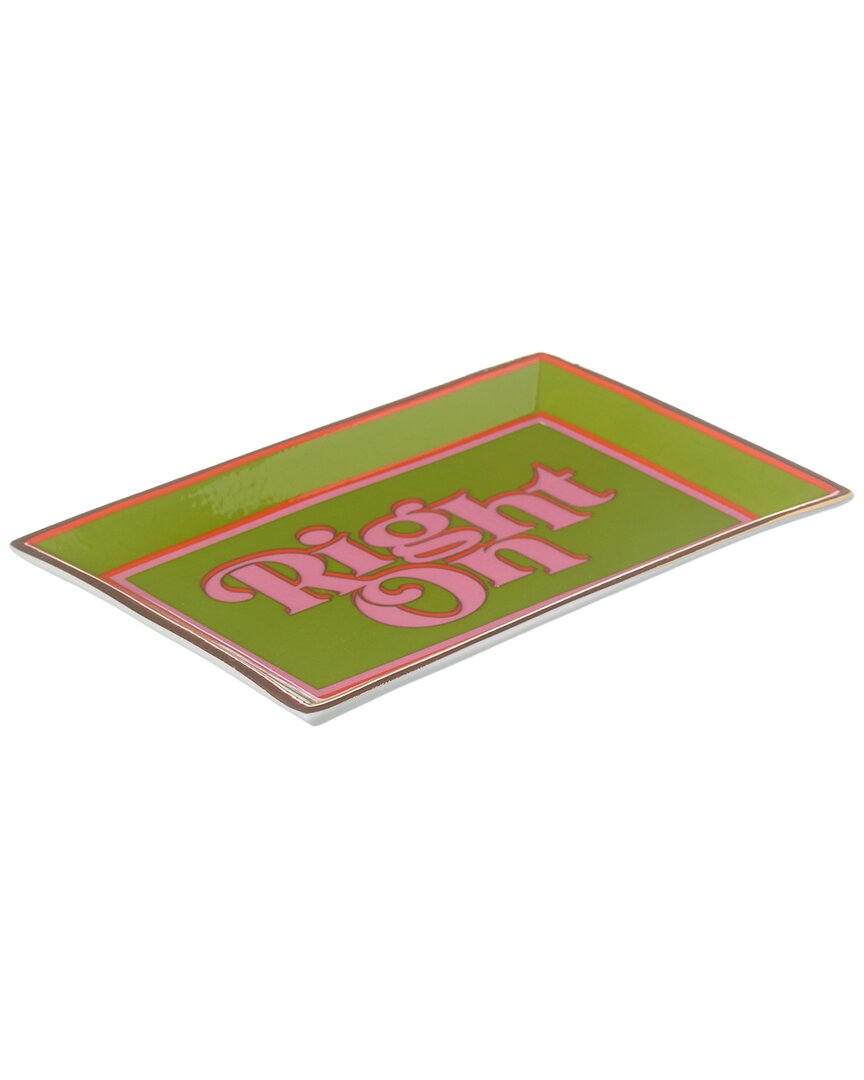 Jonathan Adler Right On Rectangle Tray