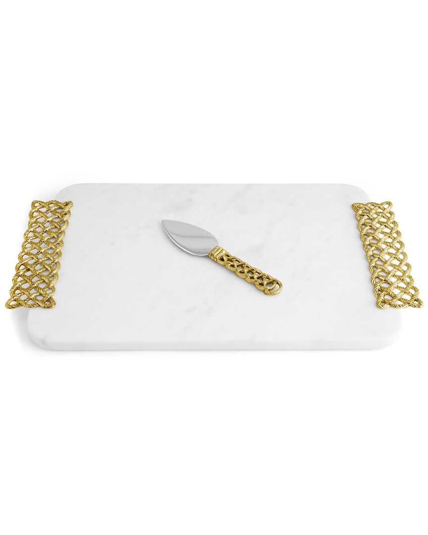 Micheal Aram Love Knot Cheese Board With Spreader