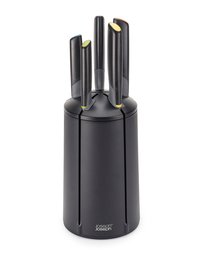 Joseph Joseph Elevate Knives 5Pc Carousel Set No Color