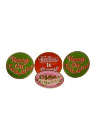 Jonathan Adler Set Of 4 Deep Thoughts Coasters