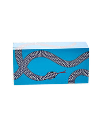 Jonathan Adler Eden Small Lacquer Box Blue