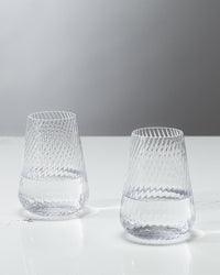 Wedgwood Set Of 2 Vera Wang Swirl Highballs