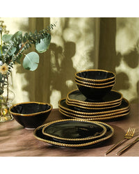 Christian Siriano Christian Siriano Akoya 12Pc Porcelain Dinnerware Set