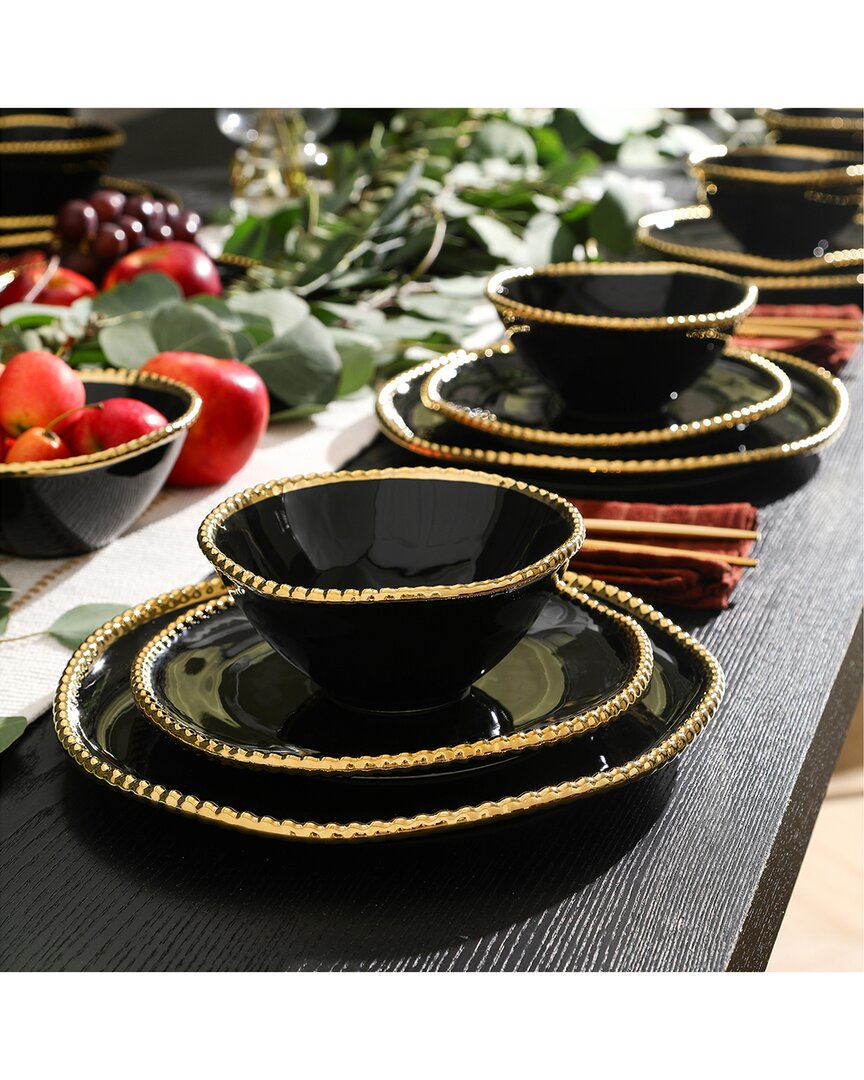 Christian Siriano Christian Siriano Akoya 12Pc Porcelain Dinnerware Set