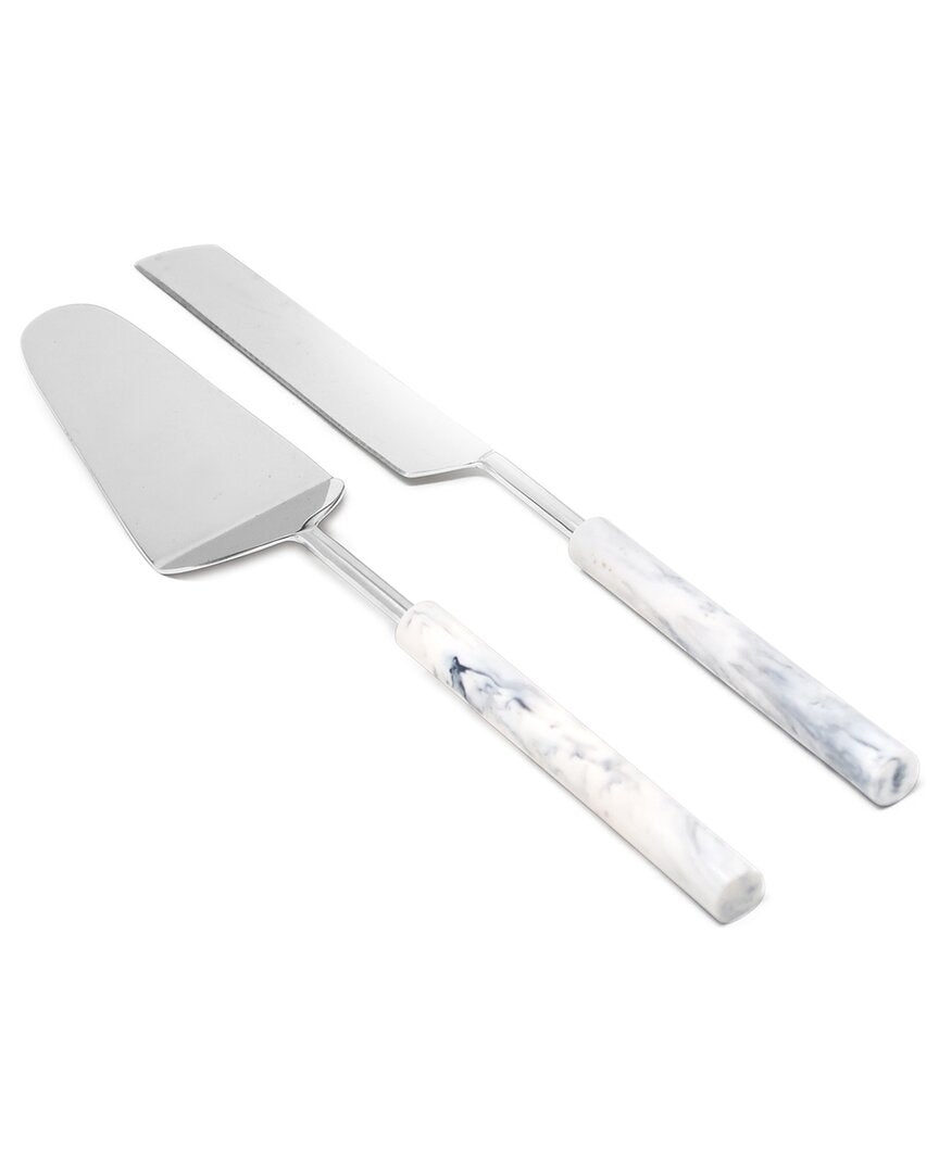 Vivience Cake Server Set With Ball Handle
