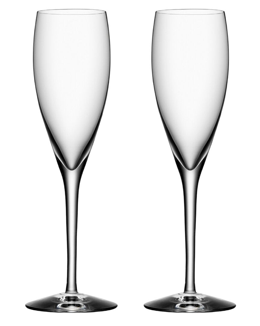 Orrefors More Champagne Glass 2-Pack