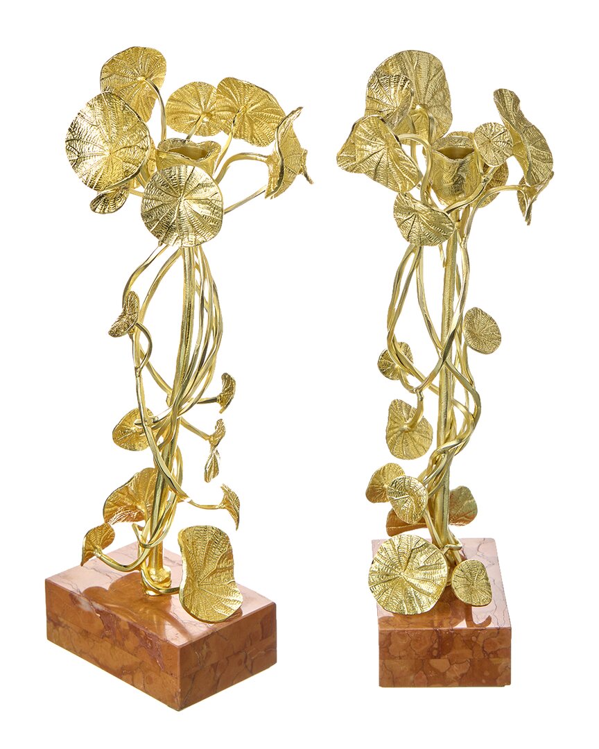 Michael Aram Monet's Garden Candle Holders Set
