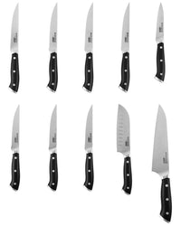 Dash Zakarian 11Pc Black Knife Block Set