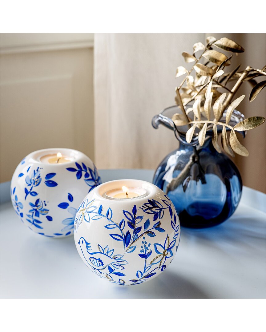 Vietri Illuminare Birds Votive