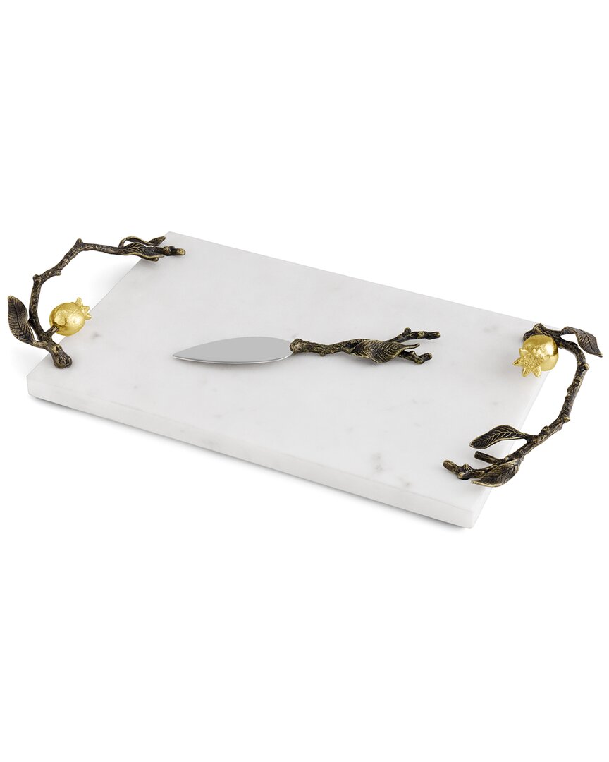Michael Aram Pomegranate Cheese Board With Knife