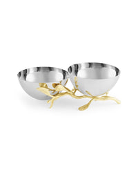 Michael Aram Laurel Gold Double Dish