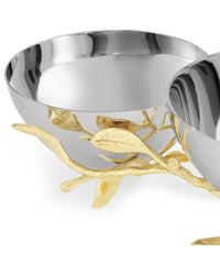 Michael Aram Laurel Gold Double Dish